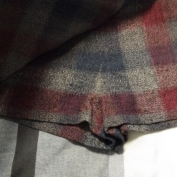 A6 Free People 0 plaid cotton skort NWOT - Picture 4 of 9